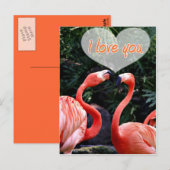 Ik hou van je. briefkaart (Voorkant / Achterkant)