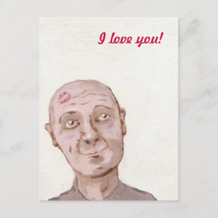 Ik hou van je! briefkaart