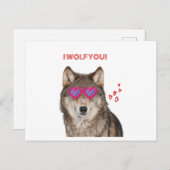 Ik hou van je briefkaart (Voorkant / Achterkant)