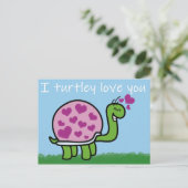 Ik hou van je briefkaart postcrossing (Staand voorkant)