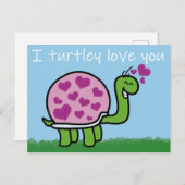 Ik hou van je briefkaart postcrossing (Voorkant / Achterkant)