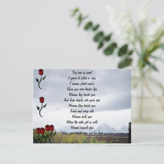 Ik hou van je briefkaarten (Staand voorkant)