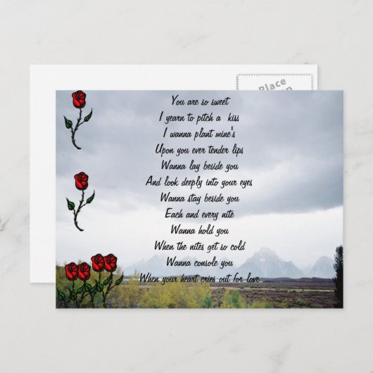 Ik hou van je briefkaarten (Voorkant / Achterkant)