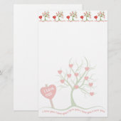 Ik hou van je briefpapier (Voorkant / Achterkant)