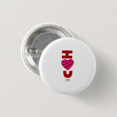 Ik hou van je Button (Voorkant /achterkant)
