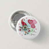 Ik hou van je Button (Voorkant /achterkant)