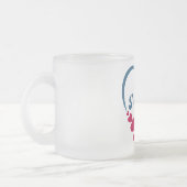 Ik hou van je cadeau matglas koffiemok (Links)