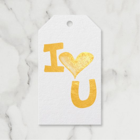 Ik hou van je cadeaulabels (Voorkant)