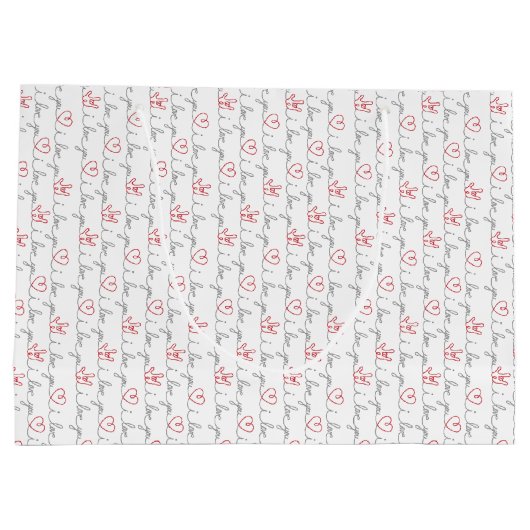 Ik hou van je cadeautas (Achterkant)