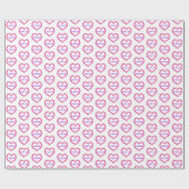 Ik hou van je cadeautje cadeaupapier (Vlak)