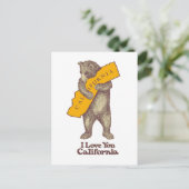 Ik hou van je Californië Briefkaart (Staand voorkant)