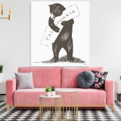 Ik hou van je Californië Canvas Afdruk (Insitu (Woonkamer))
