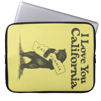 Ik hou van je Californië Laptop Sleeve