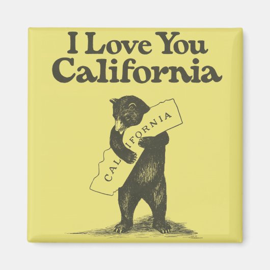 Ik hou van je Californië Magneet (Voorkant)