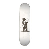 Ik hou van je Californië Skateboard (Verticaal)