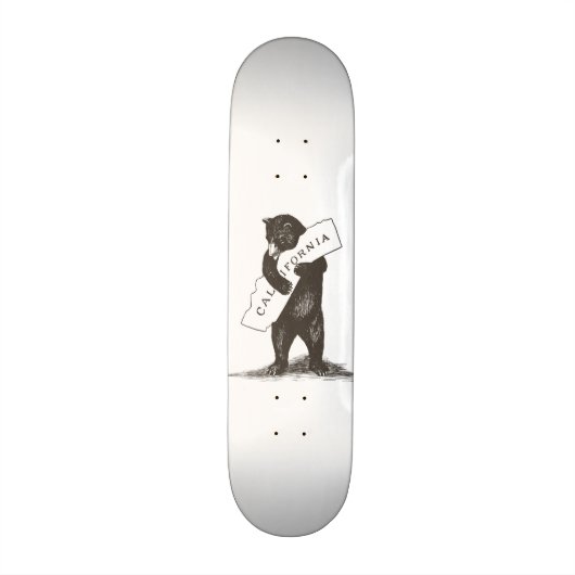 Ik hou van je Californië Skateboard (Verticaal)