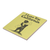 Ik hou van je Californië Tegeltje (Zijkant)