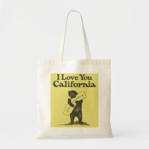Ik hou van je Californië Tote Bag