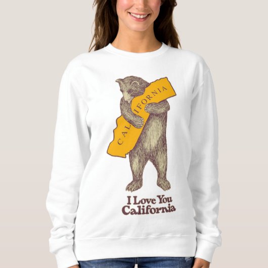 Ik hou van je Californië Trui (Voorkant)