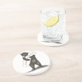 Ik hou van je Californië Zandsteen Onderzetter (Zijkant)