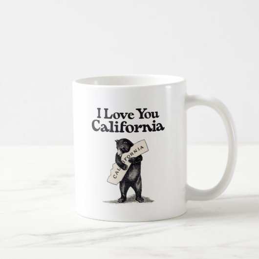 Ik hou van je Californische Beer Hug Koffiemok (Rechts)