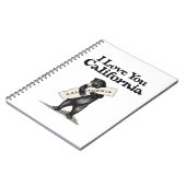 Ik hou van je Californische Beer Hug Notitieboek (Linkerzijde)