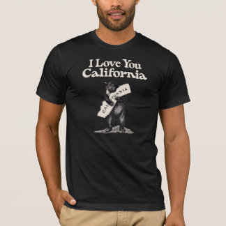 Ik hou van je Californische Beer Hug T-shirt