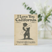 Ik hou van je Californische Briefkaart (Staand voorkant)