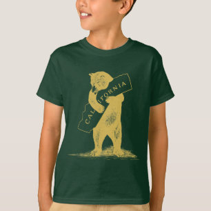 Ik hou van je Californische—Groen en Goud T-shirt