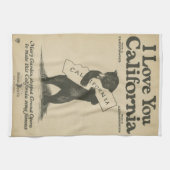 Ik hou van je Californische handdoek (Horizontaal)