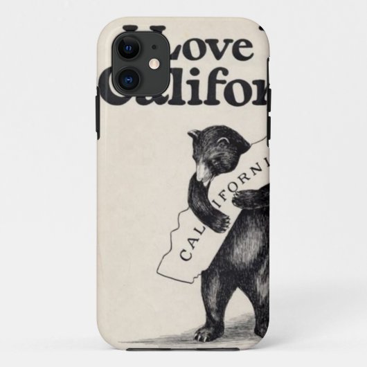 Ik hou van je Californische iPhone 5 hoesje (Achterkant)