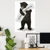 Ik hou van je Californische Poster (Thuiskantoor)