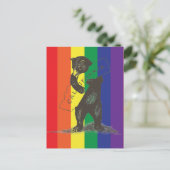 Ik hou van je Californische regenboog Briefkaart (Staand voorkant)