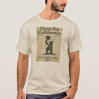 Ik hou van je Californische Shirt