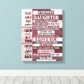 Ik hou van je... canvas afdruk (Insitu (Houten vloer))