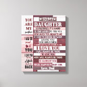 Ik hou van je... canvas afdruk (Voorkant)