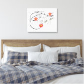 IK HOU VAN JE CANVAS AFDRUK (Insitu (Slaapkamer))
