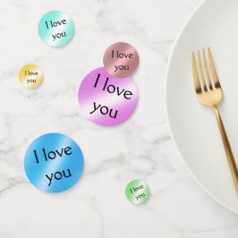 Ik hou van je Confetti