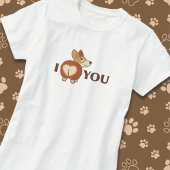 Ik hou van je Corgi Dog T-Shirt