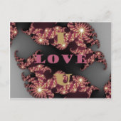 Ik hou van je Cosmic Constellation Pattern Art Des Briefkaart (Voorkant)