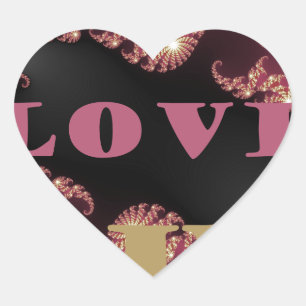 Ik hou van je Cosmic Constellation Pattern Art Des Hart Sticker