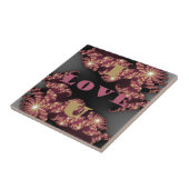 Ik hou van je Cosmic Constellation Pattern Art Des Tegeltje (Zijkant)