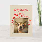 Ik hou van je Cute Chihuahua Dog Valentijn Feestdagen Kaart (Voorkant)