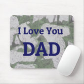 Ik hou van je DAD-muispad Muismat (Met muis)