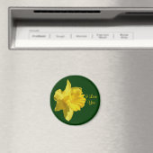 Ik hou van je Daffodil Flower Photo Magnet (Insitu (Vaatwasser))