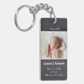 Ik hou van je dat je baby foto maakt sleutelhanger (Voorkant Links)