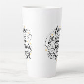 IK HOU VAN JE DE MAAN EN TERUG LATTE MOK (Voorkant)