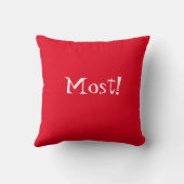 Ik hou van je.....de meeste! kussen (Achterkant)