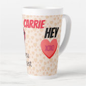 Ik hou van je de snelste latte mok (Rechterhoek)