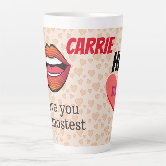 Ik hou van je de snelste latte mok (Voorkant)